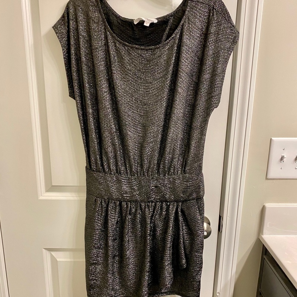 Bcbgeneration Metallic Silver Dress. - image 8